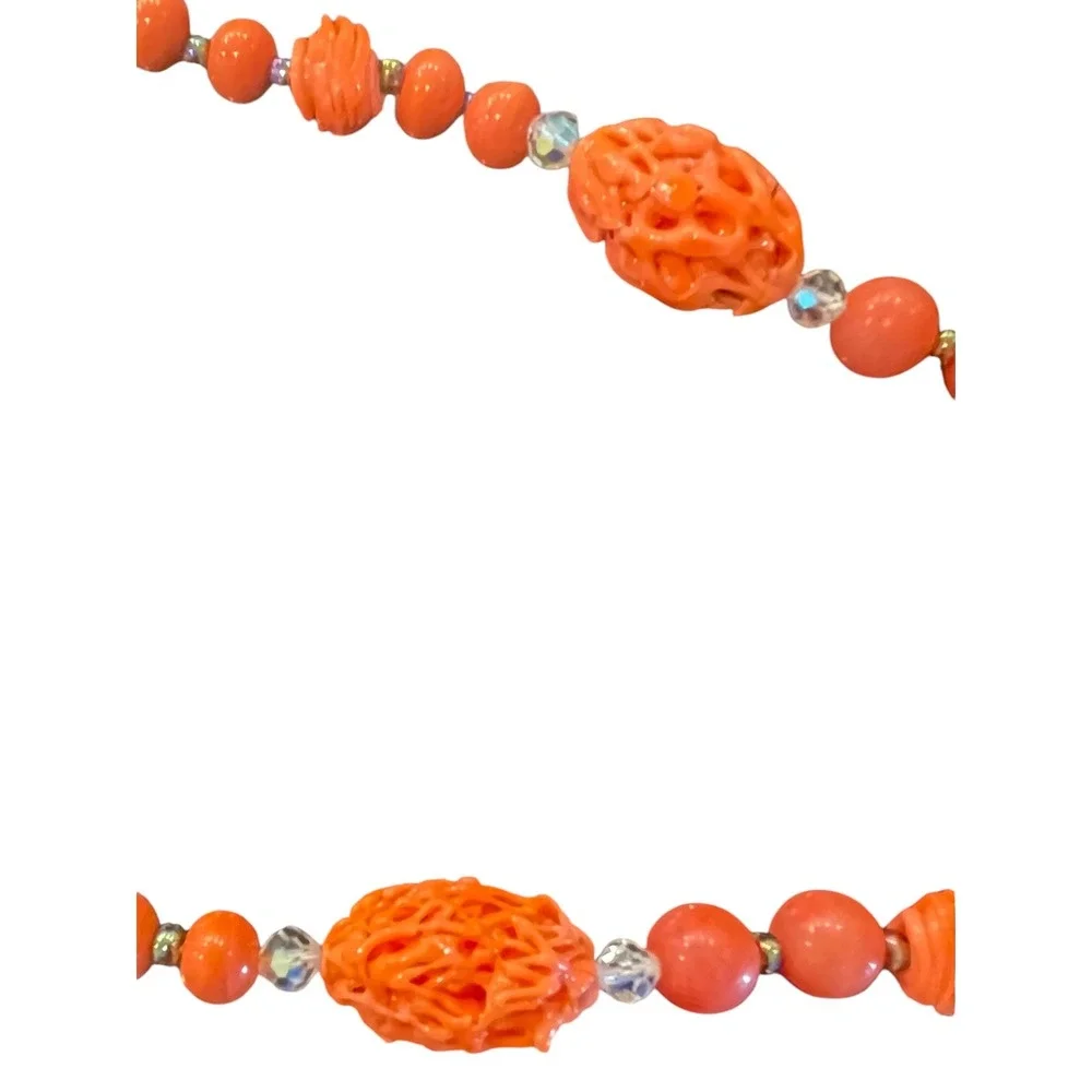 Hattie‎ Carnegie Glass Bead Necklace